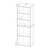 Room Essentials 5-Shelf Bookcase - Retail: $35