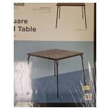 Peakform 34-inch Square Folding Table - Retail: $25