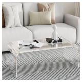 Modern Lucite Waterfall Side Table - Retail: $125