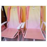 Pack Of 2,Backpack Chair - Sun Squad ,Pink Ombre