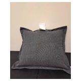 Threshold Outdoor Deep Seat Back Cushion Charcoal 26\"x25\" UV Water Resistant