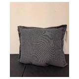 Threshold Outdoor Deep Seat Back Cushion Charcoal 26\"x25\" UV Water Resistant