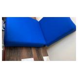 PACK OF 2-20\x20\" Solid Outdoor Deep Seat Cushion Cobalt Blue - Room Essentials