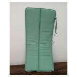 Green cushion - 17in x 37in x 1.5in