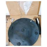 33lbs Recycled Round Outdoor Patio Market Umbrella Bases Black - Threshold