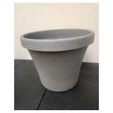 Terra Charcoal Plastic Planter