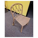 Vintage Style Rattan Dining Chairs - 1 chair  - Retail: $125