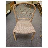 Vintage Style Rattan Dining Chairs, 1 chair
