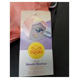 Sun Squad Pop-Up Beach Shelter UPF 50+