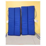 Pack Of 2 ,17\"x37\" Solid Outdoor Bench Seat Cushion Cobalt Blue - Room Essentials