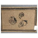 Vintage Coir Doormat with Ballet Dancer Design