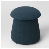 Mushroom Upholstered Storage Ottoman Gold Boucle - Room Essentials - Retail: $50