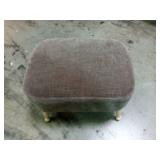 Corallina Upholstered Wooden Ottoman Natural Wood/Dark Brown - Thresholdâ¢ designed with Studio McGee Assembly Required - Retail: $110