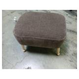 Corallina Upholstered Wooden Ottoman Natural Wood/Dark Brown - Thresholdâ¢ designed with Studio McGee Assembly Required - Retail: $110