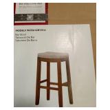 Claridge Rustic Backless Barstool - Linon - Retail: $55
