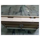 Modern Light Wood Wall-Mounted Shelf Unit - Retail: $179