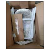Copley Counter Height Barstool Cream - Thresholdâ¢: Upholstered, Metal Frame, Polyurethane Foam Fill - Retail: $100