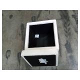 Room Essentials Storage Ottoman - White Sherpa - Retail: $65