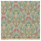 Paisley Pattern Outdoor Seat Cushions and Fabric set - Retail: $24