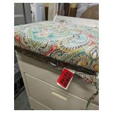 Paisley Pattern Outdoor Seat Cushions and Fabric set - Retail: $24