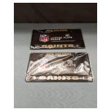 NFL New Orleans Saints License Plate Frame Set