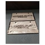 NFL New Orleans Saints License Plate Frame Set