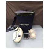 Chargeball Glow In The Dark Baseballs and Football PRO Kit with LED Charging Bag