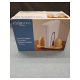 Mainstays Wooden Salt & Pepper Set with Napkin Holder