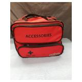 Red First Aid and Accessories Travel Kit