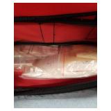 Red First Aid and Accessories Travel Kit