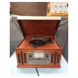 Retro Style Record Player Entertainment System