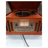 Retro Style Record Player Entertainment System