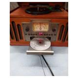 Retro Style Record Player Entertainment System