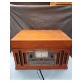 Retro Style Record Player Entertainment System