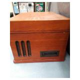 Retro Style Record Player Entertainment System