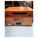 Retro Style Record Player Entertainment System