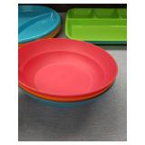Colorful Plastic Dinnerware Set