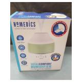 HoMedics  Total Comfort Cool Mist Ultrasonic Humidifier with Essential Oil Tray and Color Changing Illumination  UHE-CM18-WMT Sealed