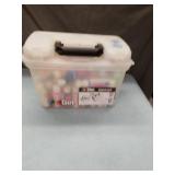 Art Bin Storage Container with Craft Paint Collection
