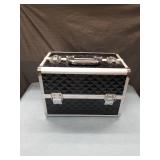 Professional Aluminum Makeup Case with Diamond Pattern