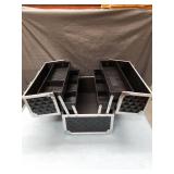 Professional Aluminum Makeup Case with Diamond Pattern