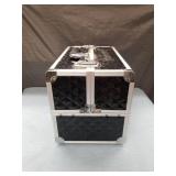 Professional Aluminum Makeup Case with Diamond Pattern