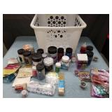 Bulk Craft Glitter and Supplies Collection