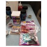 Bulk Craft Glitter and Supplies Collection
