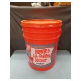 5 Gal. Orange Leakproof Bucket