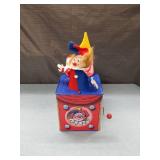 Classic Jack-in-the-Box Clown Pop-up Toy
