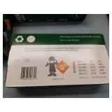 (4) Safety Zone GVP9 Industrial Grade Vinyl Gloves 3.2 Mil Powder-Free Large Clear 1