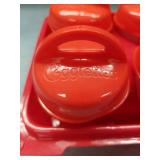 Egglettes Red Silicone Egg Cooker Set