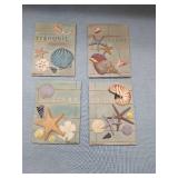 Coastal Serenity Wall Art Collection - Set of 4