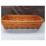 Longaberger Handwoven Rectangular Basket